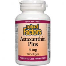 내추럴팩트 아스타잔틴 Natural Factors Astaxanthin plus 4mg 60정