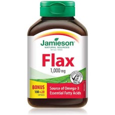 자미에슨 아마씨유 플랙시드 오일  오메가 3 Jamieson FLAX 1000mg 200정