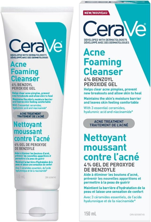 세라브 CeraVe 여드름 포밍 클렌저 150ml, 히알루론산과 니아신아마이드 함유