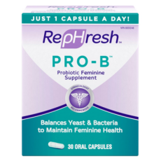 RepHresh Pro-B 프로바이오틱 여성 보충제 30정 Probiotic Feminine Supplement