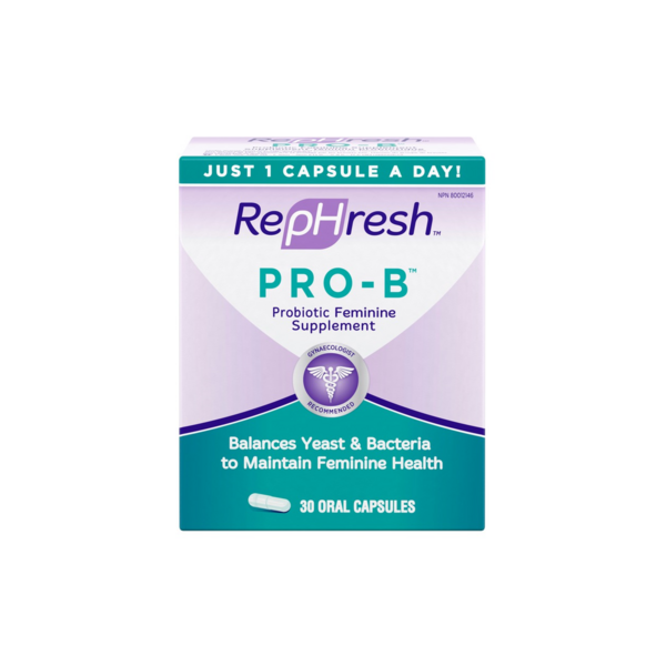 RepHresh Pro-B 프로바이오틱 여성 보충제 30정 Probiotic Feminine Supplement